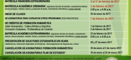 FECHAS IMPORTANTES - ACTUALIZADO RES 062