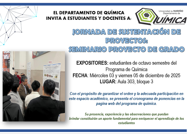 JORNADA DE SUSTENTACION DE PROYECTOS